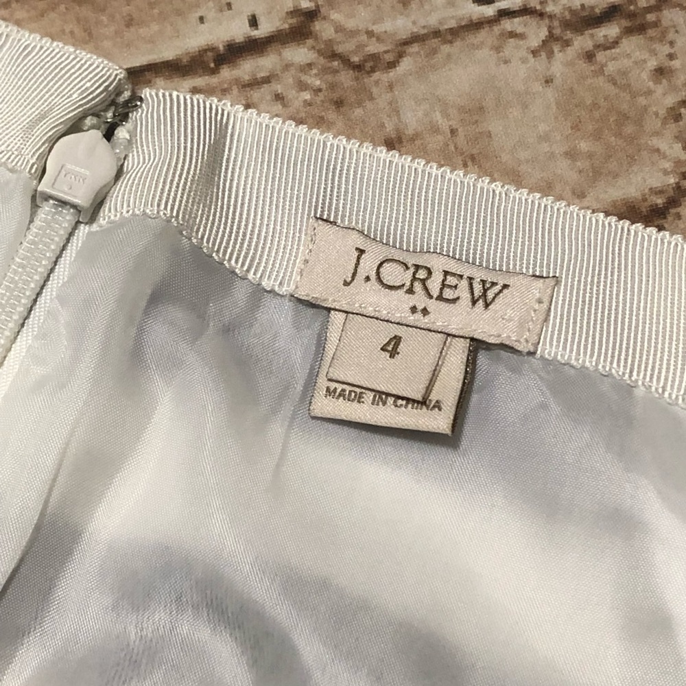 J Crew Metallic Shimmer Striped Skirt - Picture 8 of 8